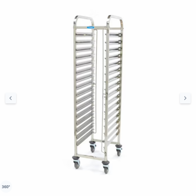  Καροτσάκι δίσκων Gastronorm - Χωράει 16 δίσκους - 1/1 GN